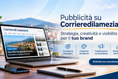 Pubblicità su Corrieredilamezia.it: strategia, creatività e visibilità per il tuo brand